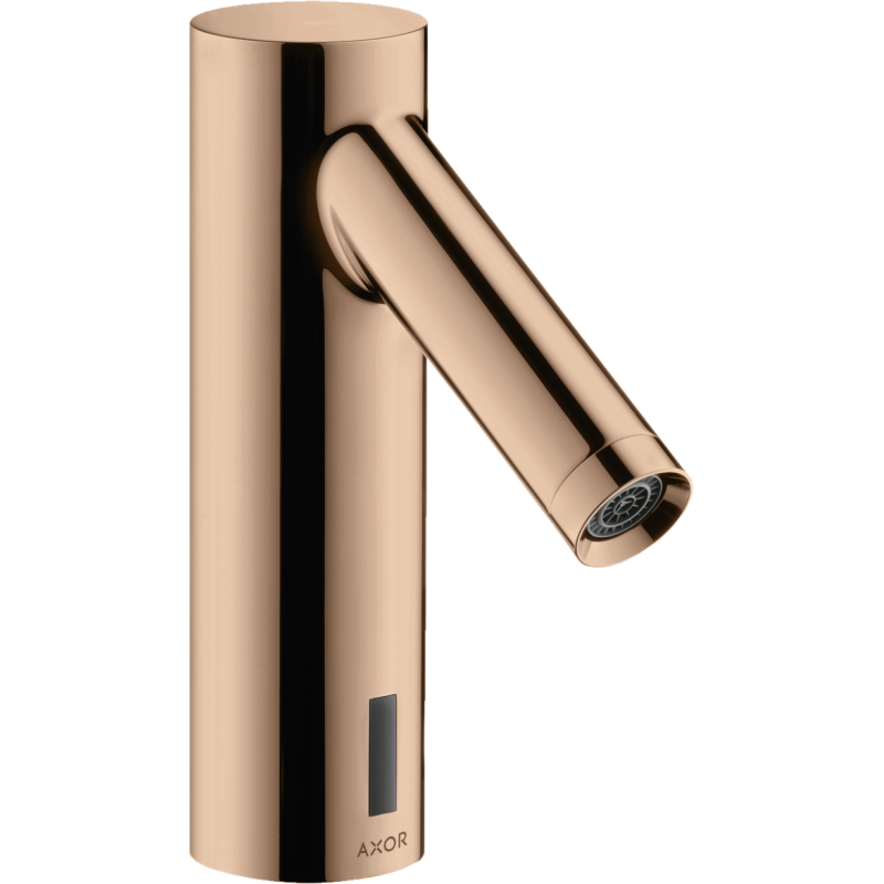 Elektroniczna bateria umywalkowa z regulacją temperatury, zasilana z sieci 230 V Czerwony Złoty Polerowany Starck AXOR 10145300