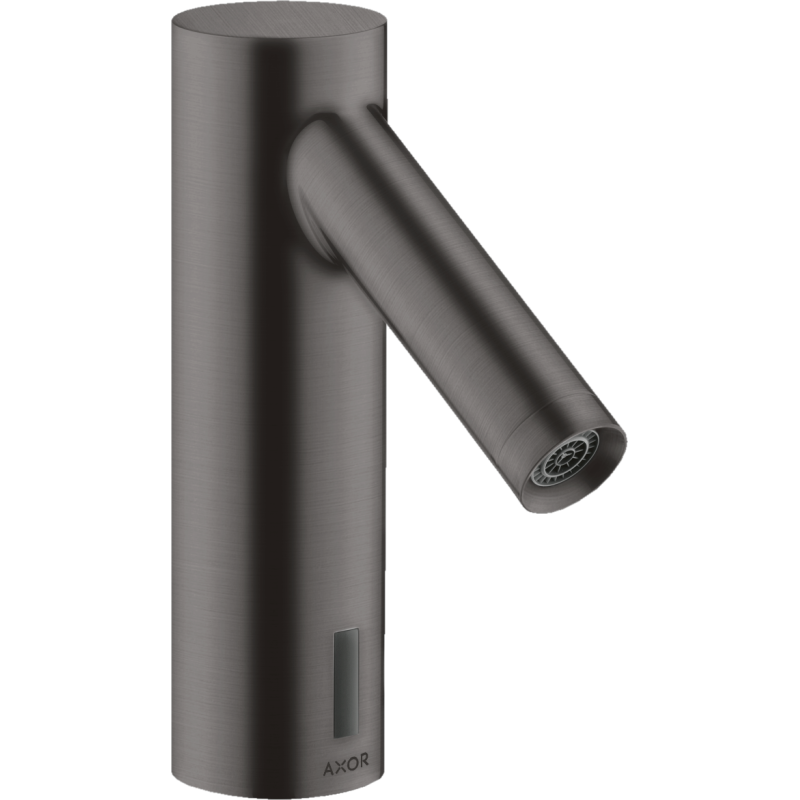 Elektroniczna bateria umywalkowa z regulacją temperatury, zasilana z sieci 230 V Czarny Chrom Szczotkowany Starck AXOR 10145340