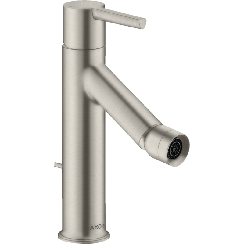 Jednouchwytowa bateria bidetowa z kompletem odpływowym z cięgłem Stal Szlachetna Optyczna Starck AXOR 10214800