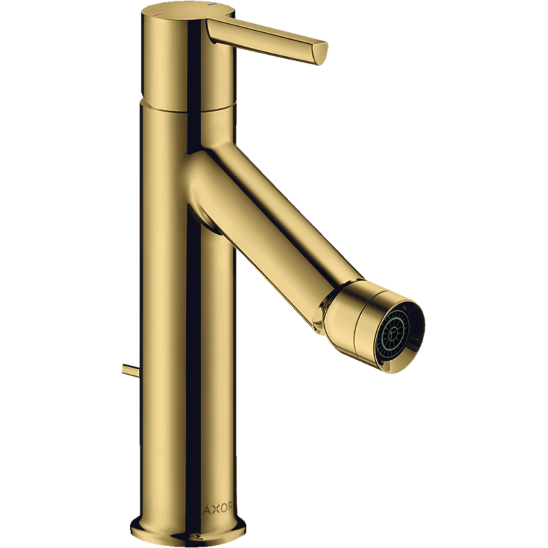 Jednouchwytowa bateria bidetowa z kompletem odpływowym z cięgłem Złoty Optyczny Polerowany Starck AXOR 10214990