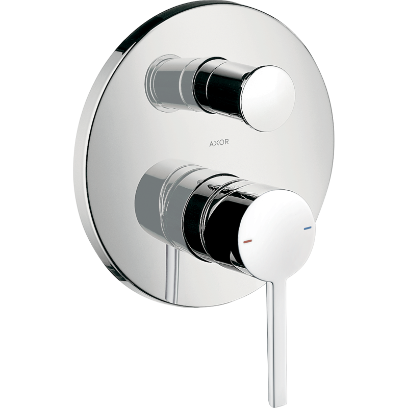 Jednouchwytowa bateria wannowa, podtynkowa Czarny Chrom Szczotkowany Starck AXOR 10427340