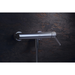 Jednouchwytowa bateria prysznicowa z uchwytem Pin, natynkowa Chrom Starck AXOR 10611000