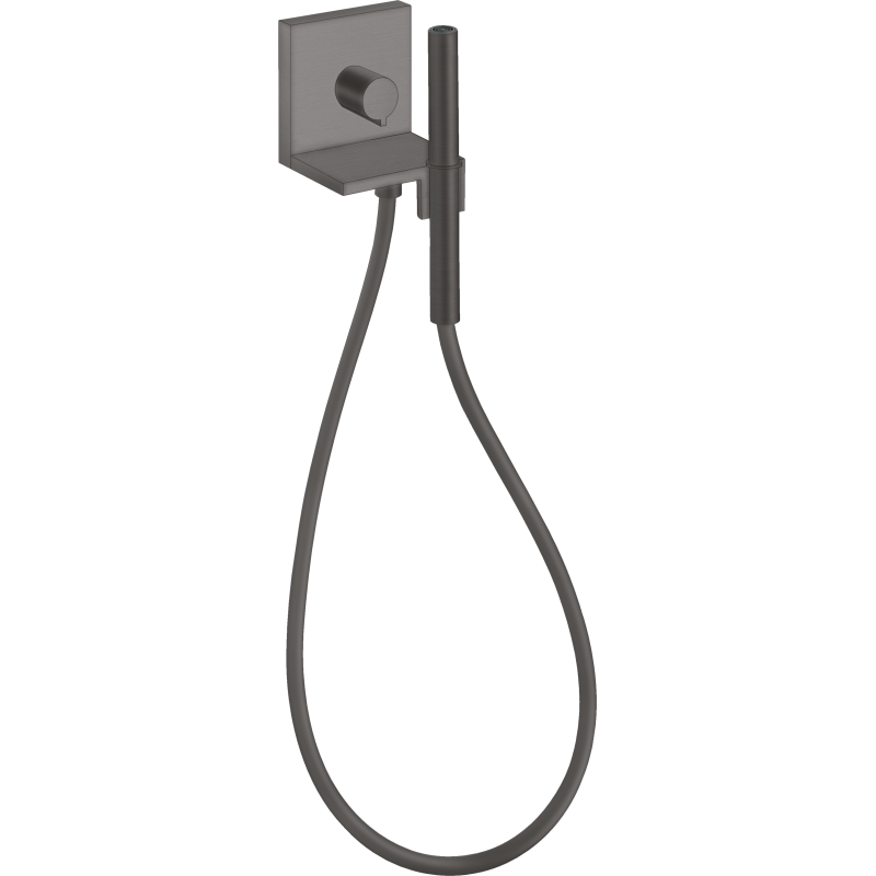 Moduł główki prysznicowej 120/120, kwadratowy, podtynkowy Czarny Chrom Szczotkowany ShowerSolutions AXOR 10651340