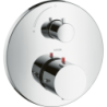 Bateria termostatyczna z zaworem odcinającym do 1 odbiornika, podtynkowa Chrom Starck AXOR 10700000