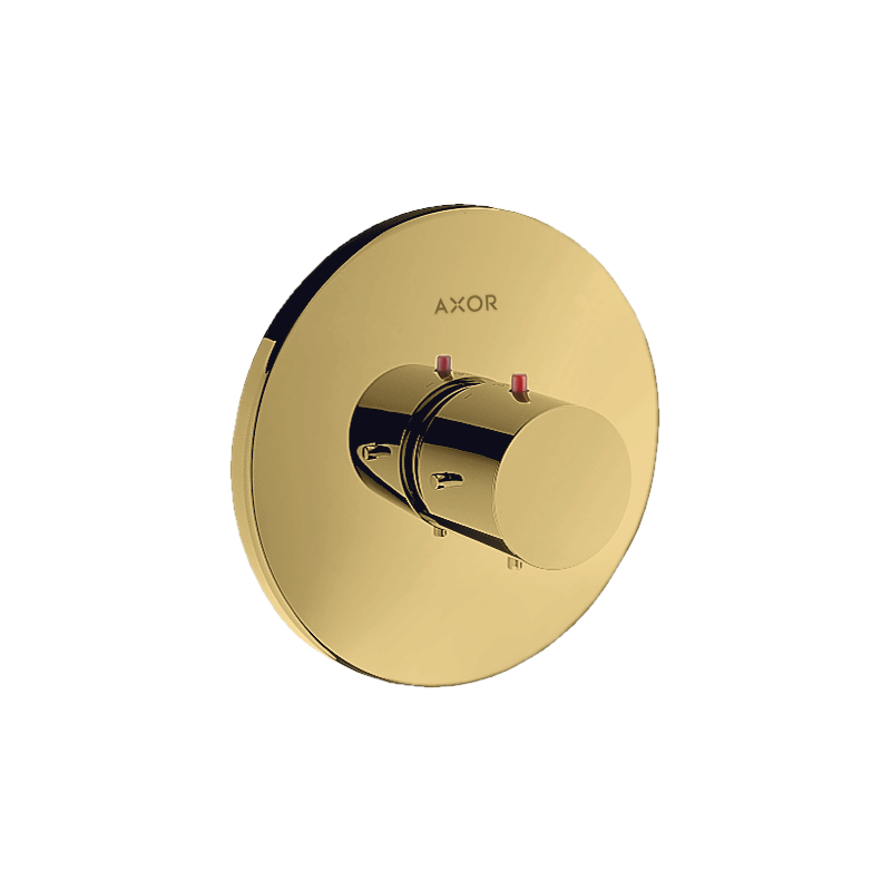 Bateria termostatyczna HighFlow, podtynkowa Złoty Optyczny Polerowany Starck AXOR 10715990