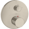 Bateria termostatyczna z zaworem odcinająco-przełączającym do 2 odbiorników, podtynkowa Nikiel Szczotkowany Starck AXOR 10720820