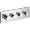 Moduł termostatyczny 360/120 do 3 odbiorników, podtynkowy Chrom ShowerSolutions AXOR 10751000