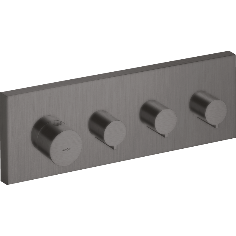 Moduł termostatyczny 360/120 do 3 odbiorników, podtynkowy Czarny Chrom Szczotkowany ShowerSolutions AXOR 10751340