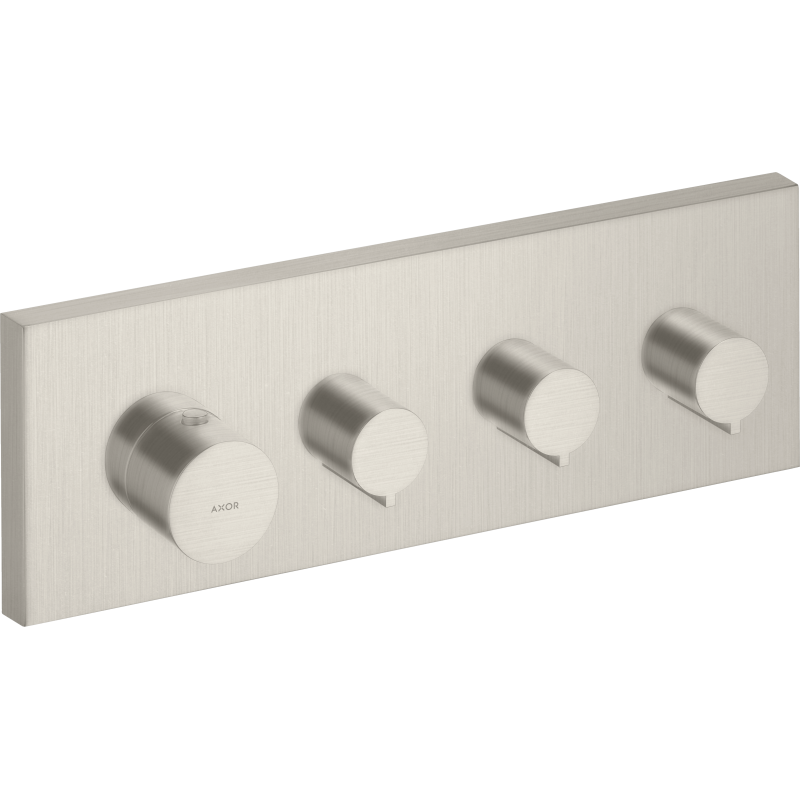 Moduł termostatyczny 360/120 do 3 odbiorników, podtynkowy Stal Szlachetna Optyczna ShowerSolutions AXOR 10751800