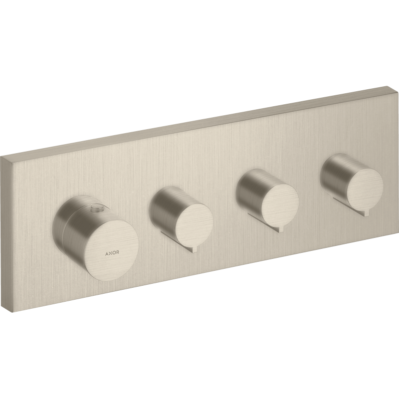 Moduł termostatyczny 360/120 do 3 odbiorników, podtynkowy Nikiel Szczotkowany ShowerSolutions AXOR 10751820