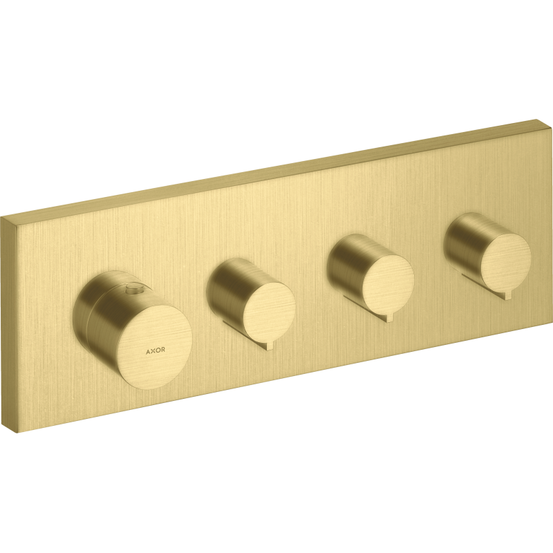 Moduł termostatyczny 360/120 do 3 odbiorników, podtynkowy Mosiądz Szczotkowany ShowerSolutions AXOR 10751950