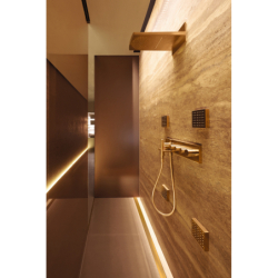 Moduł termostatyczny 360/120 do 3 odbiorników, podtynkowy Złoty Optyczny Polerowany ShowerSolutions AXOR 10751990