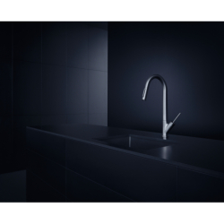 Jednouchwytowa bateria kuchenna 270 z wyciąganą wylewką Stal Szlachetna Finish Starck AXOR 10821800