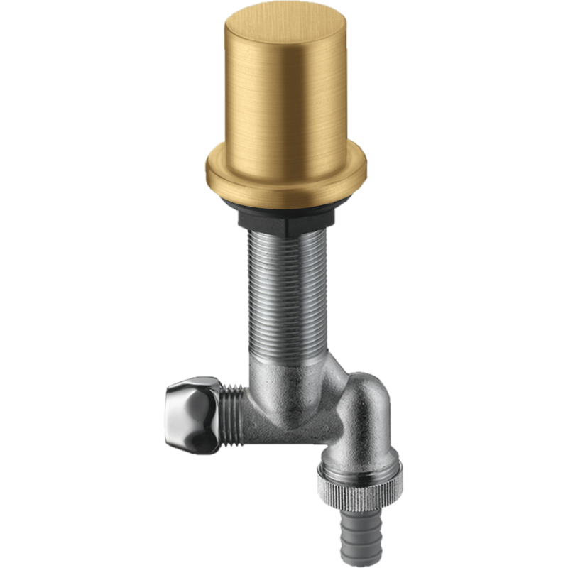 Zawór odcinający do montażu w blacie kuchennym Złoty Optyczny Szczotkowany AXOR 10823250