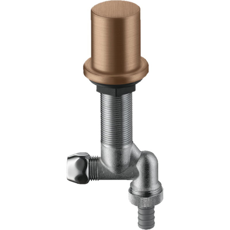 Zawór odcinający do montażu w blacie kuchennym Czerwony Złoty Szczotkowany AXOR 10823310