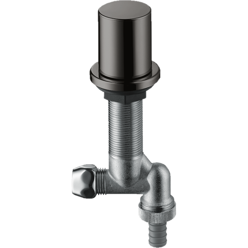 Zawór odcinający do montażu w blacie kuchennym Czarny Chrom Polerowany AXOR 10823330