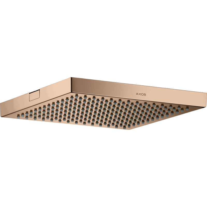 Głowica prysznicowa 240/240 1jet do montażu w suficie Czerwony Złoty Polerowany ShowerSolutions AXOR 10924300