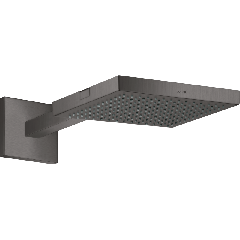 Głowica prysznicowa 240/240 1jet z ramieniem prysznicowym Czarny Chrom Szczotkowany ShowerSolutions AXOR 10925340