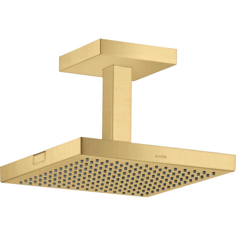 Głowica prysznicowa 240/240 1jet z przyłączem sufitowym Złoty Optyczny Szczotkowany ShowerSolutions AXOR 10929250