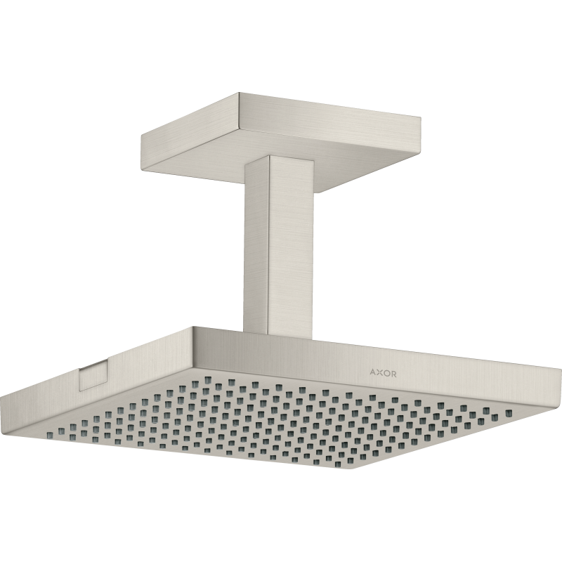 Głowica prysznicowa 240/240 1jet z przyłączem sufitowym Stal Szlachetna Optyczna ShowerSolutions AXOR 10929800