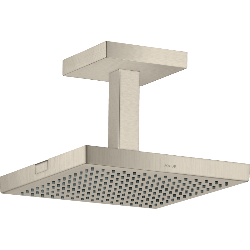 Głowica prysznicowa 240/240 1jet z przyłączem sufitowym Nikiel Szczotkowany ShowerSolutions AXOR 10929820