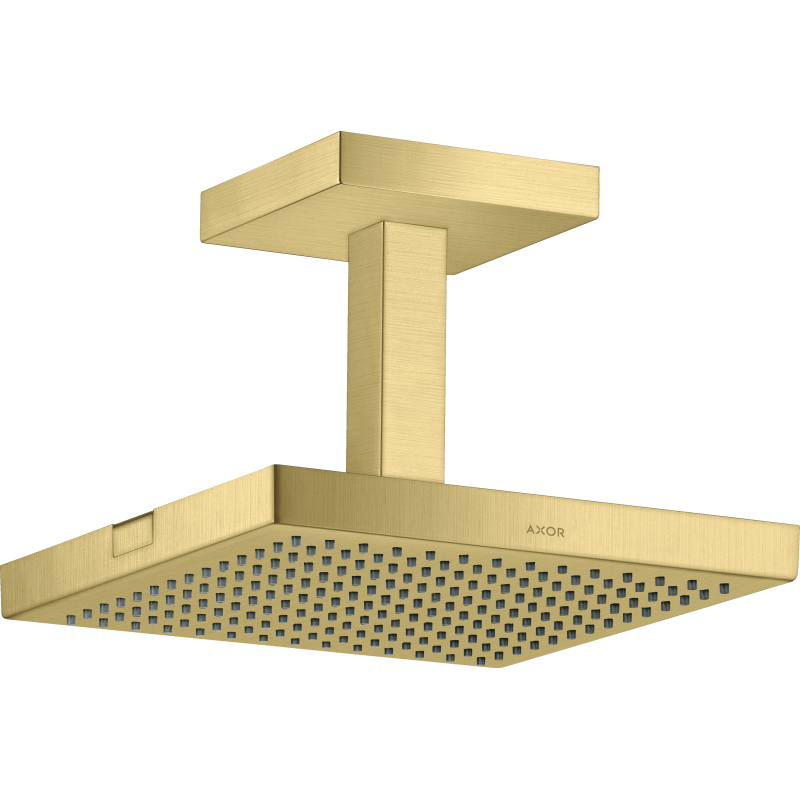 Głowica prysznicowa 240/240 1jet z przyłączem sufitowym Mosiądz Szczotkowany ShowerSolutions AXOR 10929950