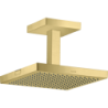 Głowica prysznicowa 240/240 1jet z przyłączem sufitowym Mosiądz Szczotkowany ShowerSolutions AXOR 10929950