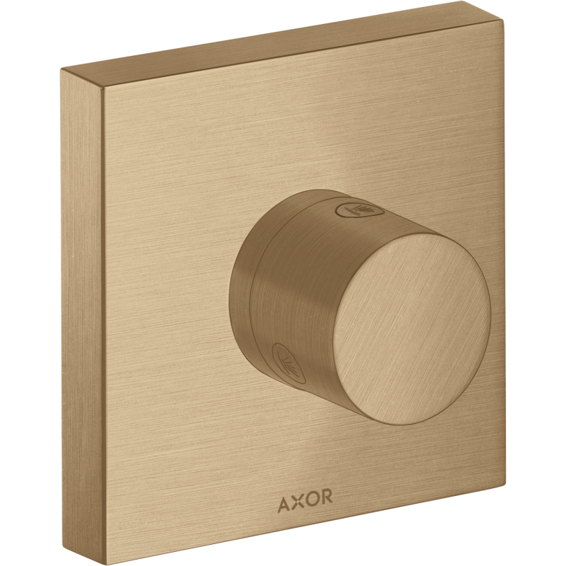 Zawór odcinająco-przełączający Trio/Quattro 120/120, podtynkowy Brąz Szczotkowany ShowerSolutions AXOR 10932140