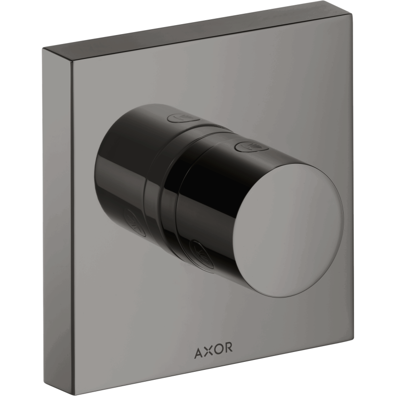 Zawór odcinająco-przełączający Trio/Quattro 120/120, podtynkowy Czarny Chrom Polerowany ShowerSolutions AXOR 10932330