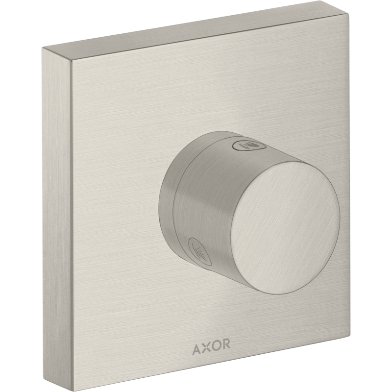 Zawór odcinająco-przełączający Trio/Quattro 120/120, podtynkowy Stal Szlachetna Optyczna ShowerSolutions AXOR 10932800