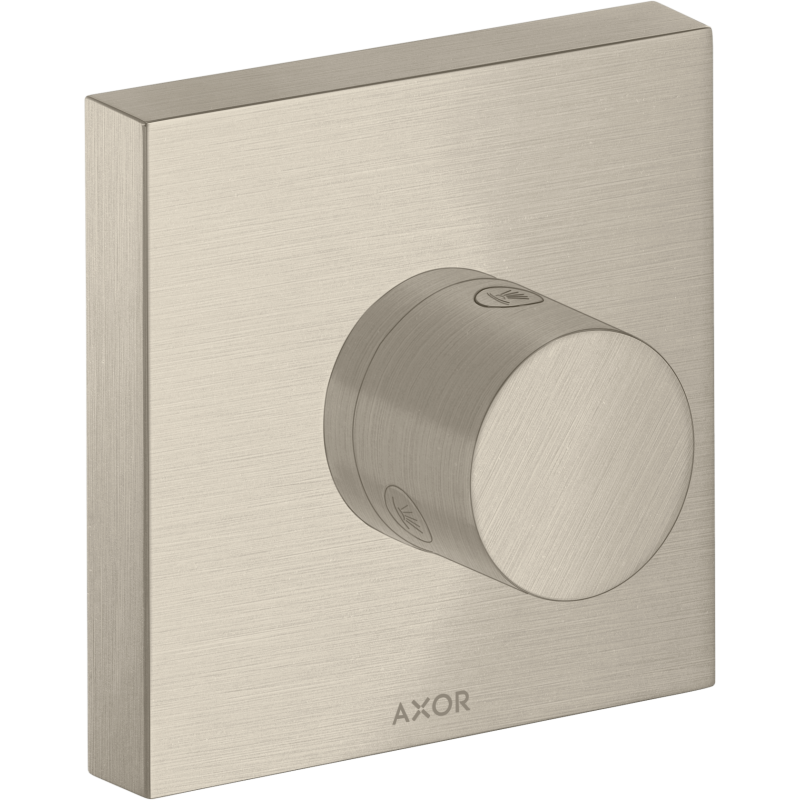 Zawór odcinająco-przełączający Trio/Quattro 120/120, podtynkowy Nikiel Szczotkowany ShowerSolutions AXOR 10932820