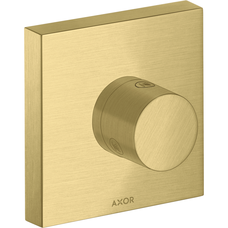 Zawór odcinająco-przełączający Trio/Quattro 120/120, podtynkowy Mosiądz Szczotkowany ShowerSolutions AXOR 10932950