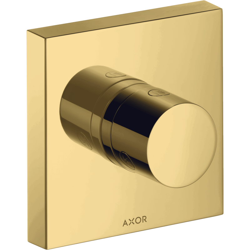 Zawór odcinająco-przełączający Trio/Quattro 120/120, podtynkowy Złoty Optyczny Polerowany ShowerSolutions AXOR 10932990