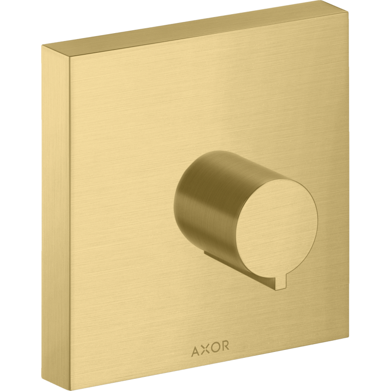 Zawór odcinający 120/120, podtynkowy Złoty Optyczny Szczotkowany ShowerSolutions AXOR 10972250