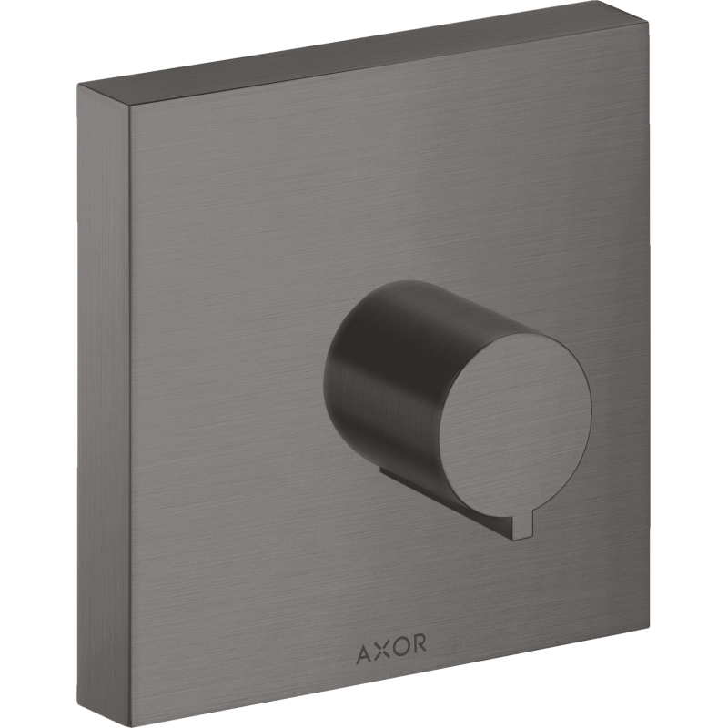 Zawór odcinający 120/120, podtynkowy Czarny Chrom Szczotkowany ShowerSolutions AXOR 10972340