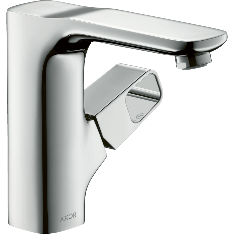 Jednouchwytowa bateria umywalkowa 130 z kompletem odpływowym z cięgłem Mosiądz Szczotkowany Urquiola AXOR 11020950