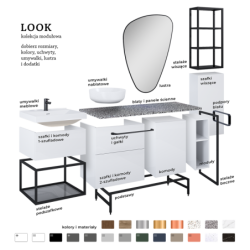 SZAFKA LOOK 100 2S WHITE ELITA 167085