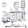 SZAFKA LOOK 100 2S WHITE ELITA 167085