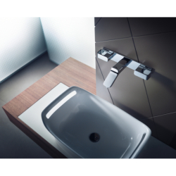 3-otworowa bateria umywalkowa z wlewka 168 mm, ścienna, podtynkowa Chrom Urquiola AXOR 11042000