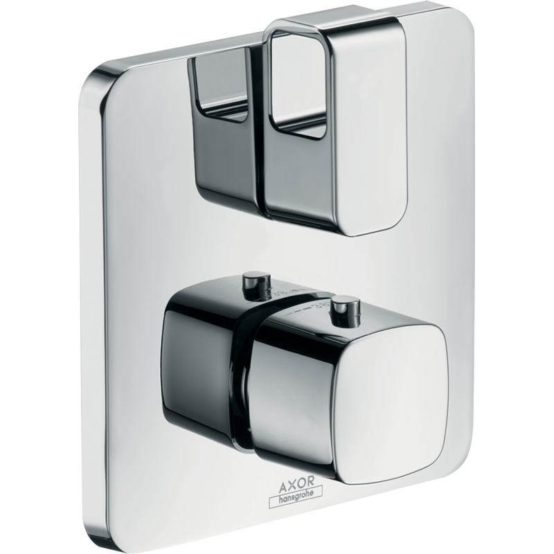 Bateria termostatyczna z zaworem odcinającym do 1 odbiornika, podtynkowa Złoty Optyczny Szczotkowany Urquiola AXOR 11732250