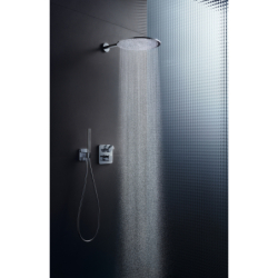 Bateria termostatyczna z zaworem odcinająco-przełączającym do 2 odbiorników, podtynkowa Chrom Urquiola AXOR 11733000