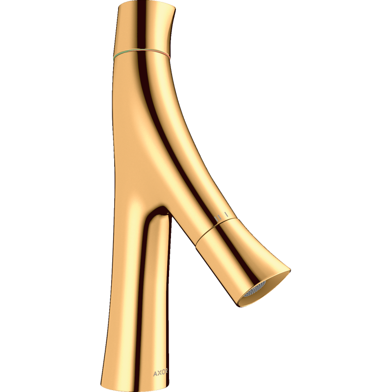 2-uchwytowa bateria umywalkowa 80 z niezamykanym kompletem odpływowym Złoty Optyczny Polerowany Starck Organic AXOR 12011990
