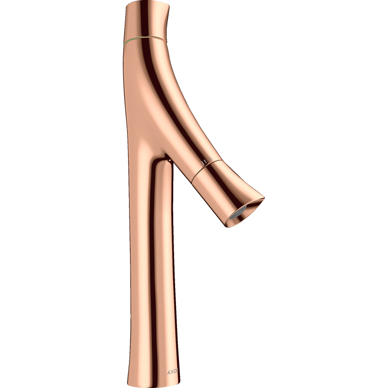 2-uchwytowa bateria umywalkowa 170 z niezamykanym kompletem odpływowym Czerwony Złoty Polerowany Starck Organic AXOR 12012300