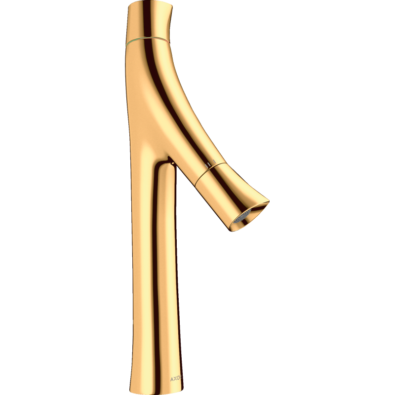2-uchwytowa bateria umywalkowa 170 z niezamykanym kompletem odpływowym Złoty Optyczny Polerowany Starck Organic AXOR 12012990