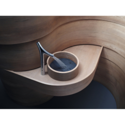 2-uchwytowa bateria umywalkowa 240 do umywalek nablatowych z niezamykanym kpl odpływowym Chrom Starck Organic AXOR 12013000