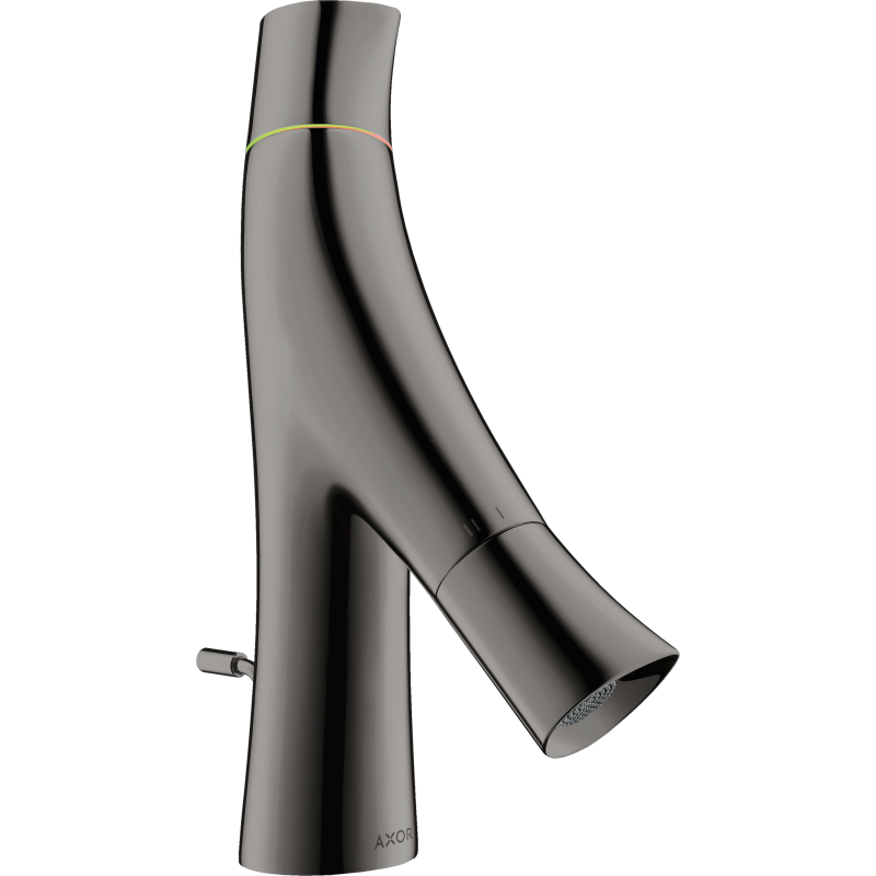 2-uchwytowa Bateria umyw. 50 do małych umywalek z kpl odpływowym z cięgłem Czarny Chrom Polerowany Starck Organic AXOR 12014330