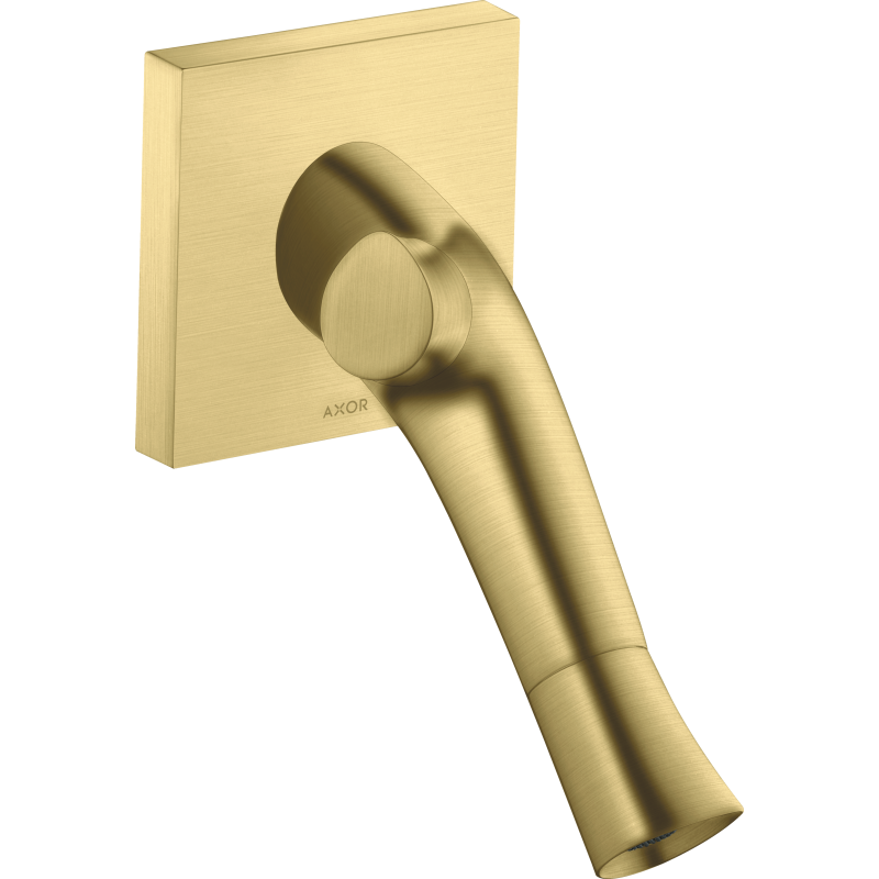 2-uchwytowa bateria umywalkowa z wylewką 187 mm, ścienna, podtynkowa Mosiądz Szczotkowany Starck Organic AXOR 12015950