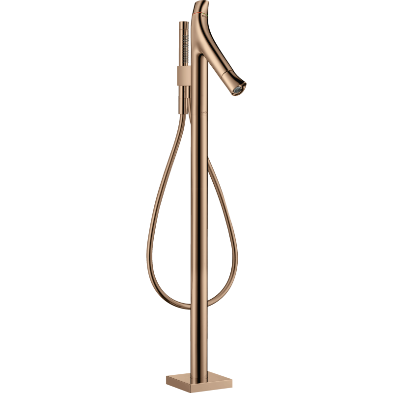 Bateria wannowa, termostatyczna, wolnostojąca Czerwony Złoty Polerowany Starck Organic AXOR 12016300