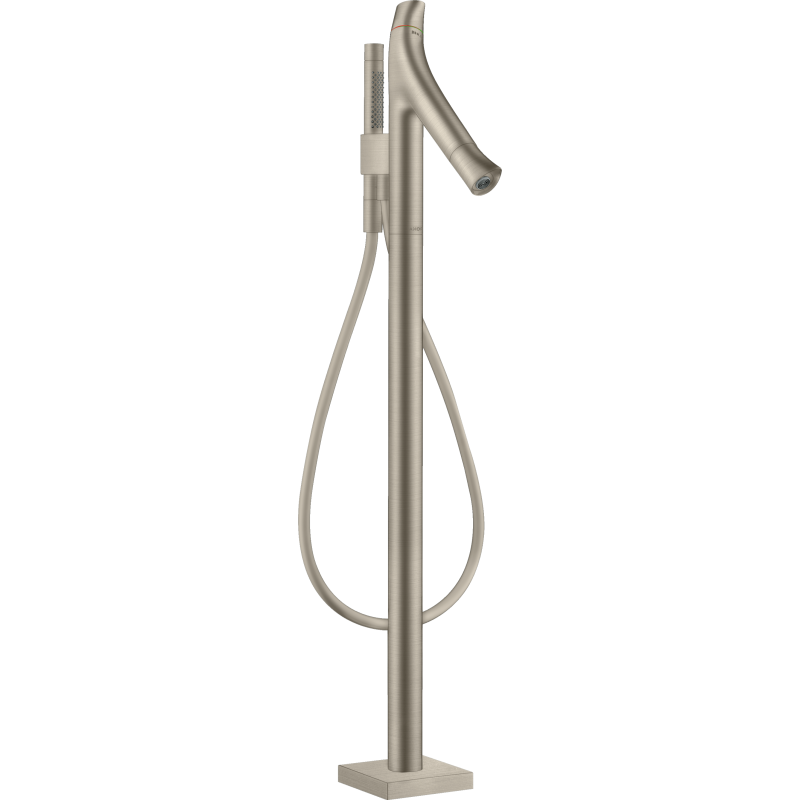 Bateria wannowa, termostatyczna, wolnostojąca Nikiel Szczotkowany Starck Organic AXOR 12016820