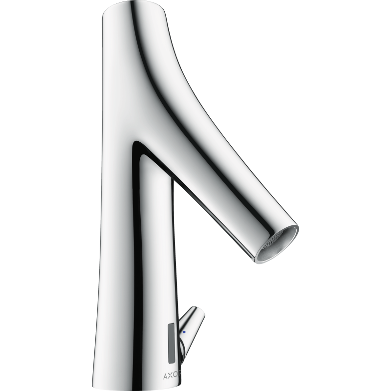 Elektroniczna bateria umywalkowa z bieżącą regulacją temperatury, zasilana baterią Chrom Starck Organic AXOR 12171000